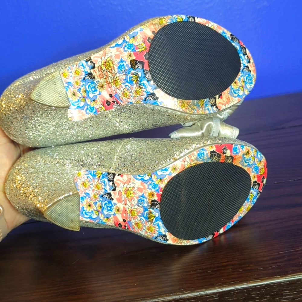 Irregular Choice Silver Ban Joes - Picture 4 of 6